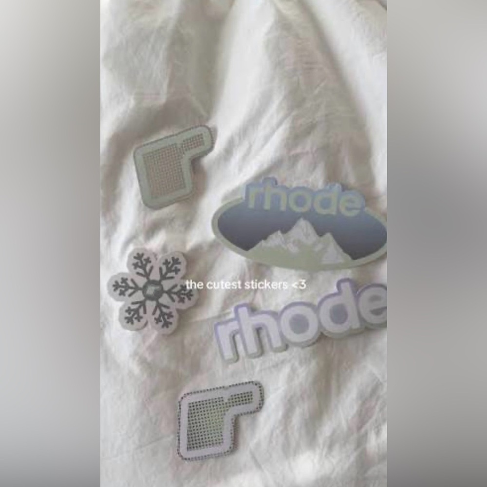 Rhode winter Themed Sticker Set